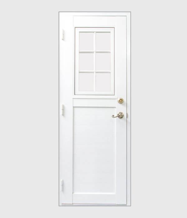 Solid Core Door with Casement Window